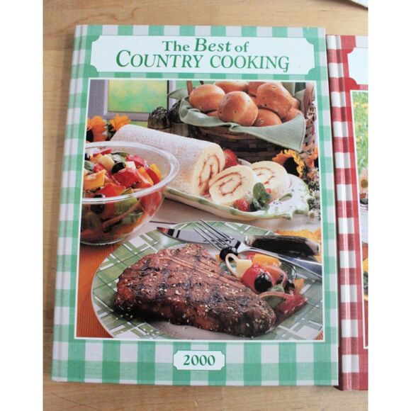 Set of 2/Vintage/The Best of Country Cooking Cookbooks/1999 and 2000 - Picture 2 of 3